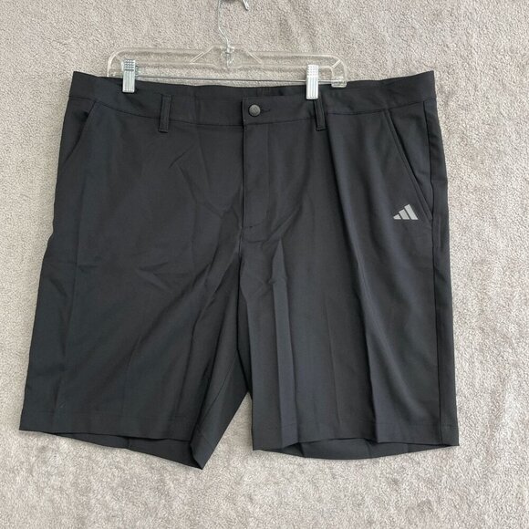 NEW Adidas Men's Size 40 Black Golf Shorts Polyester - Picture 1 of 6